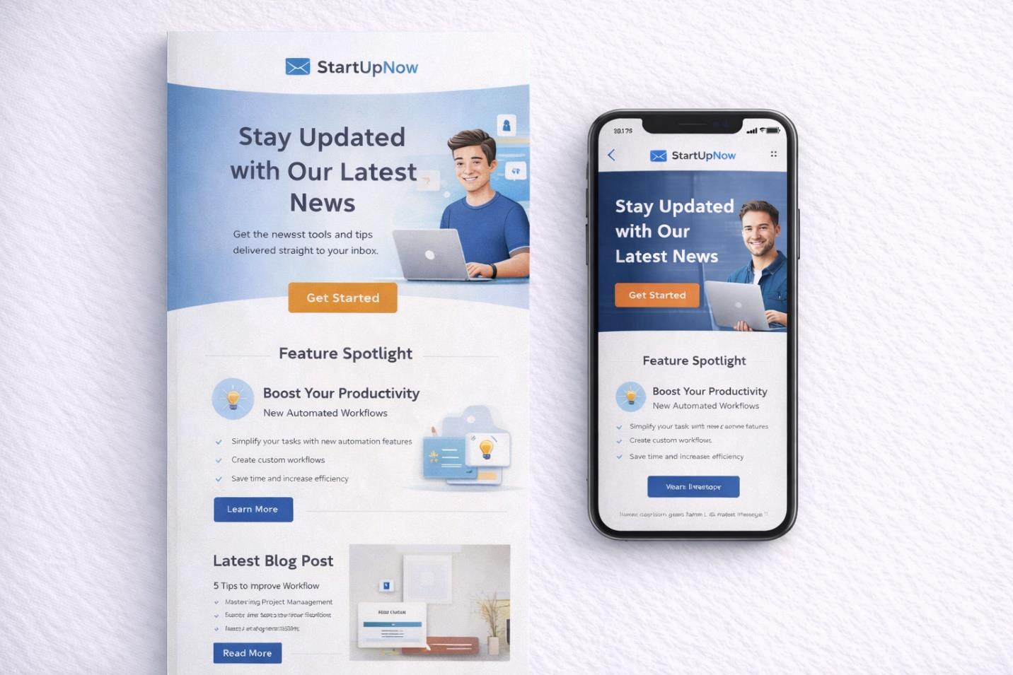 High-Impact SaaS Campaign – Email Newsletter Design — email campaign design by Lucky's Digitals