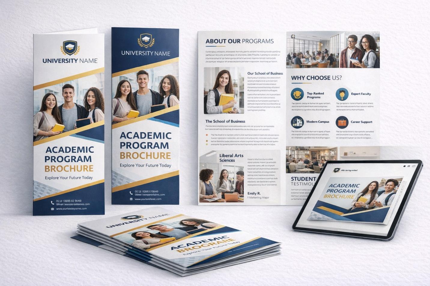 University Academic Program Brochure — academic brochure by Lucky's Digitals